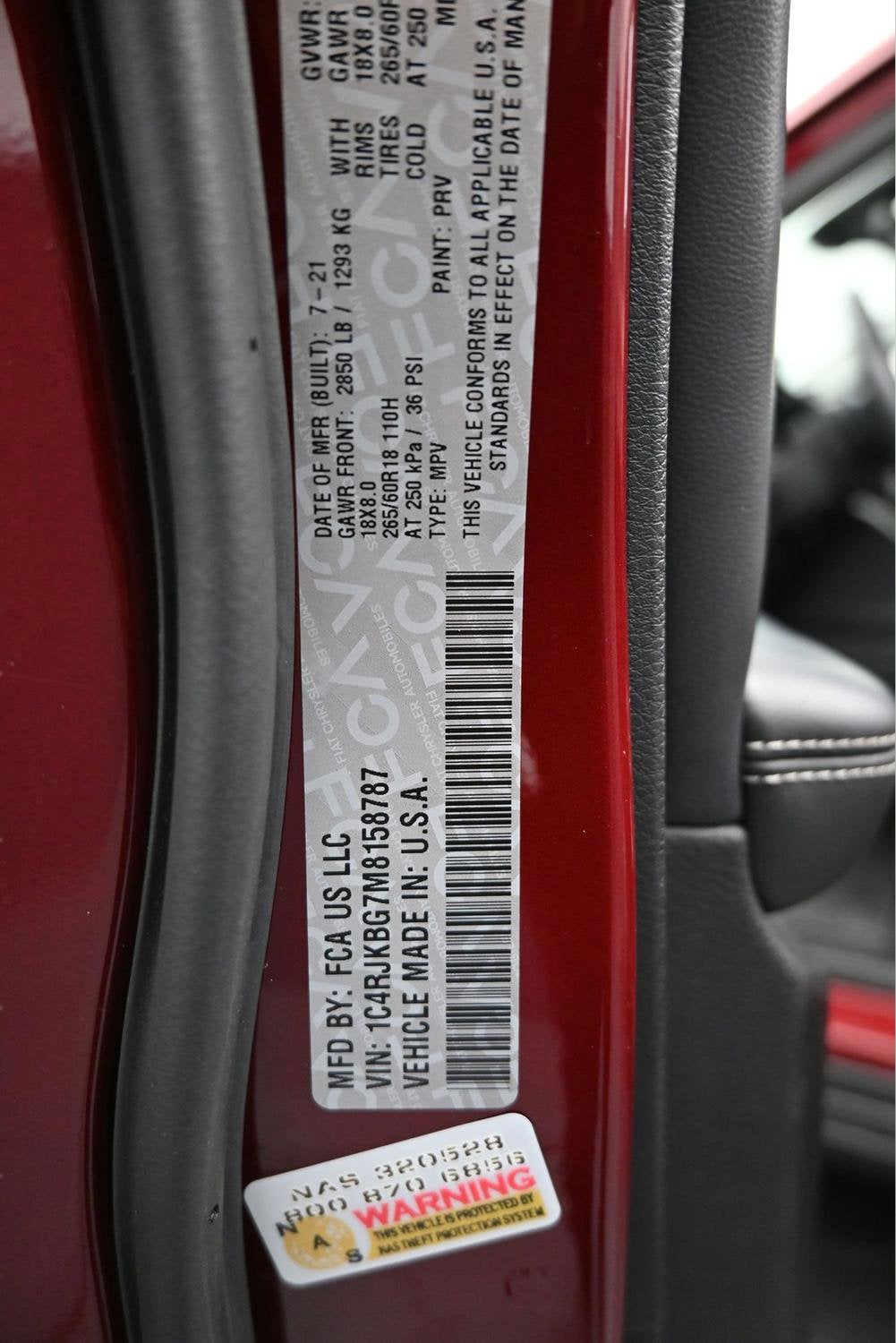 2021 Jeep Grand Cherokee L Limited 4x4