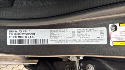 2022 RAM 1500 Big Horn Quad Cab 4x4 6'4" Box