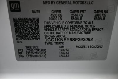 2025 Chevrolet Silverado 2500 HD LT