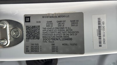 2020 Chevrolet Colorado WT