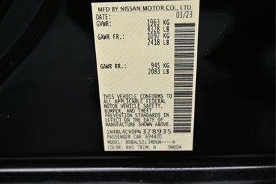 2023 Nissan Altima SR FWD