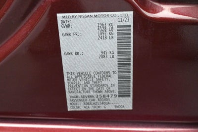 2024 Nissan Altima 2.5 SV