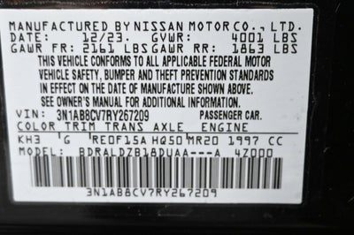2024 Nissan Sentra SV Xtronic CVT