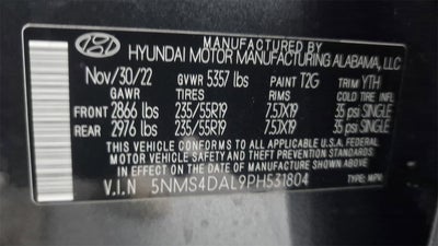 2023 Hyundai Santa Fe Limited
