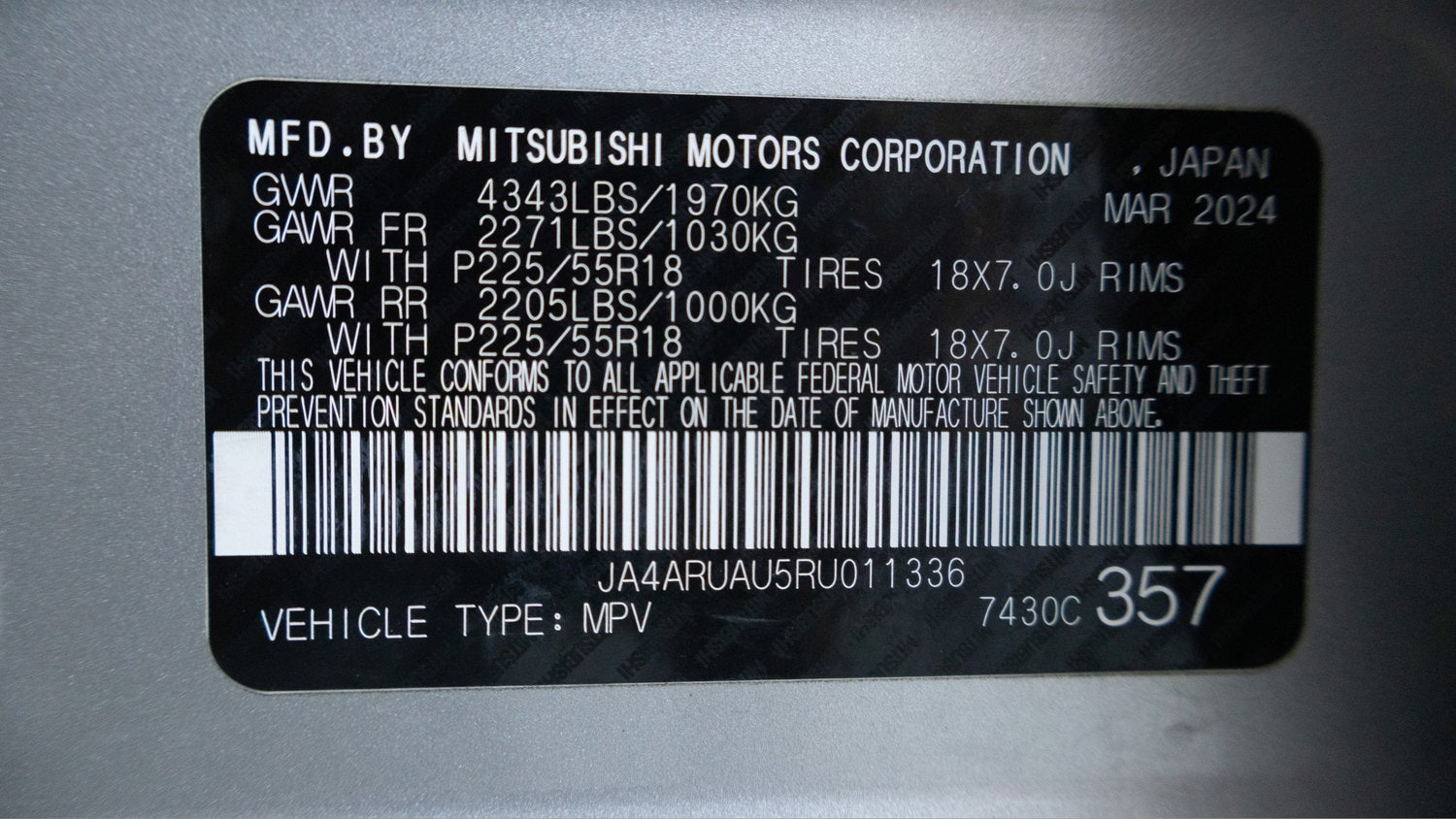 2024 Mitsubishi Outlander Sport S