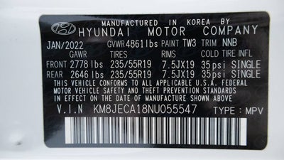 2022 Hyundai Tucson Hybrid Limited